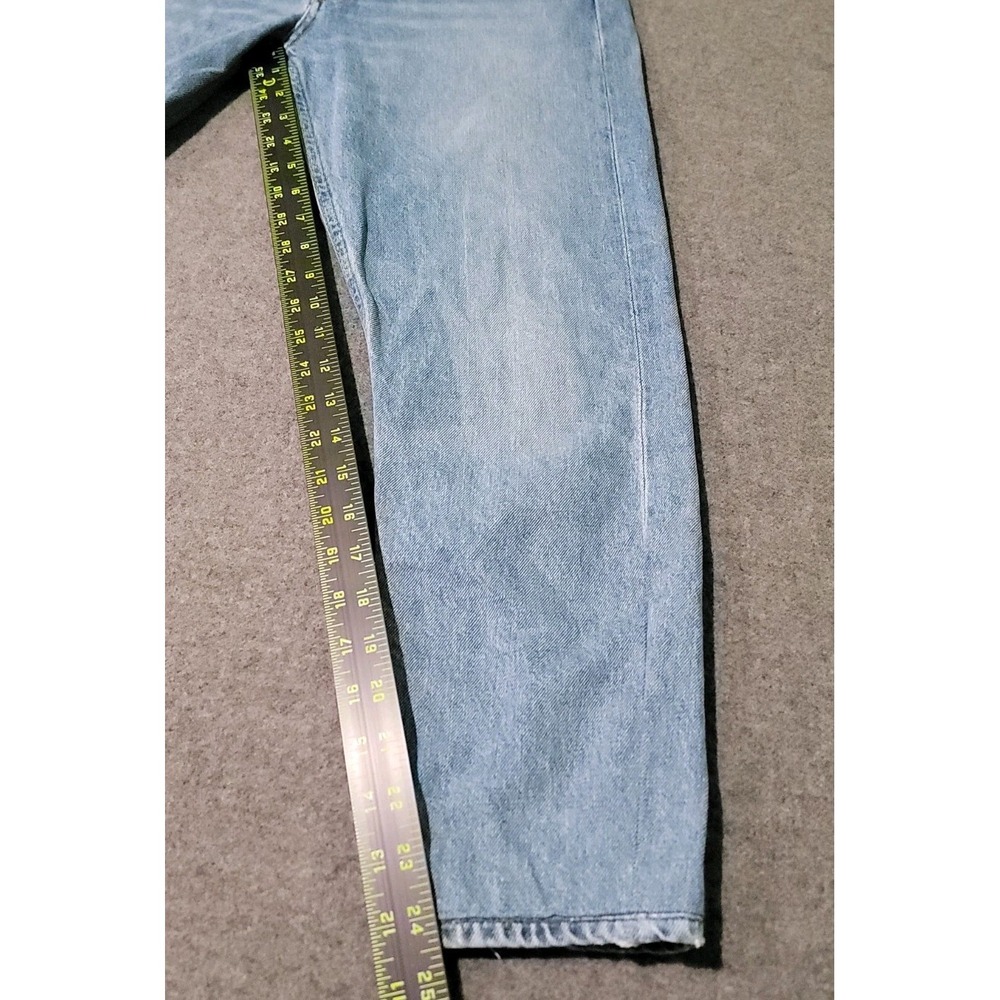 AGOLDE Womens Jeans 28 (29x26)  High Rise Straight Button Fly Cotton USA - Picture 8 of 11